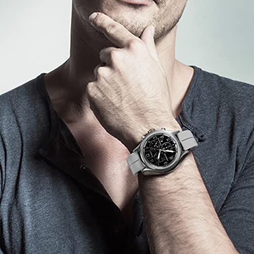 Image of Magnetic Watch Band 16mm 18mm 19mm 20mm 22mm - Quick Release - Skin-Friendly Soft Silicone Sport Watch Band for Men Women, Magnetic Folding Clasp Silicone Strap