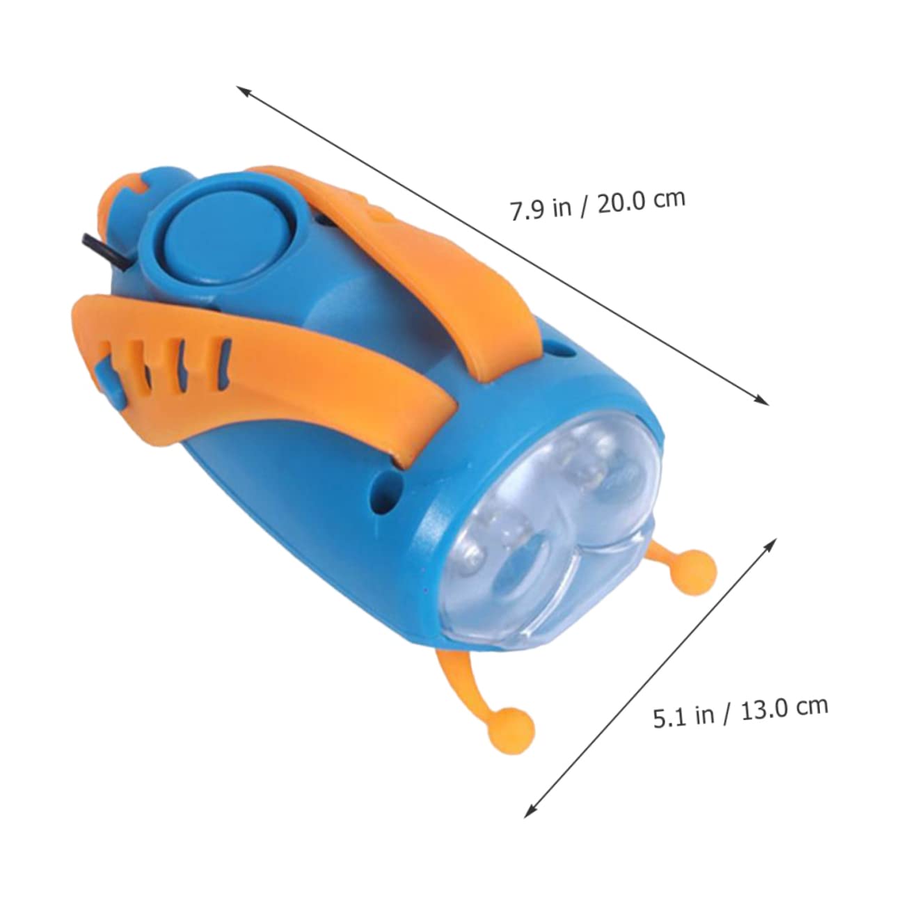 Happyyami 4pièces Lumière De Vélo USB Rechargeable avec Klaxon Lampe Adorable pour Garçon Fille Accessoire De Sécurité pour Cyclisme Et Nocturnes