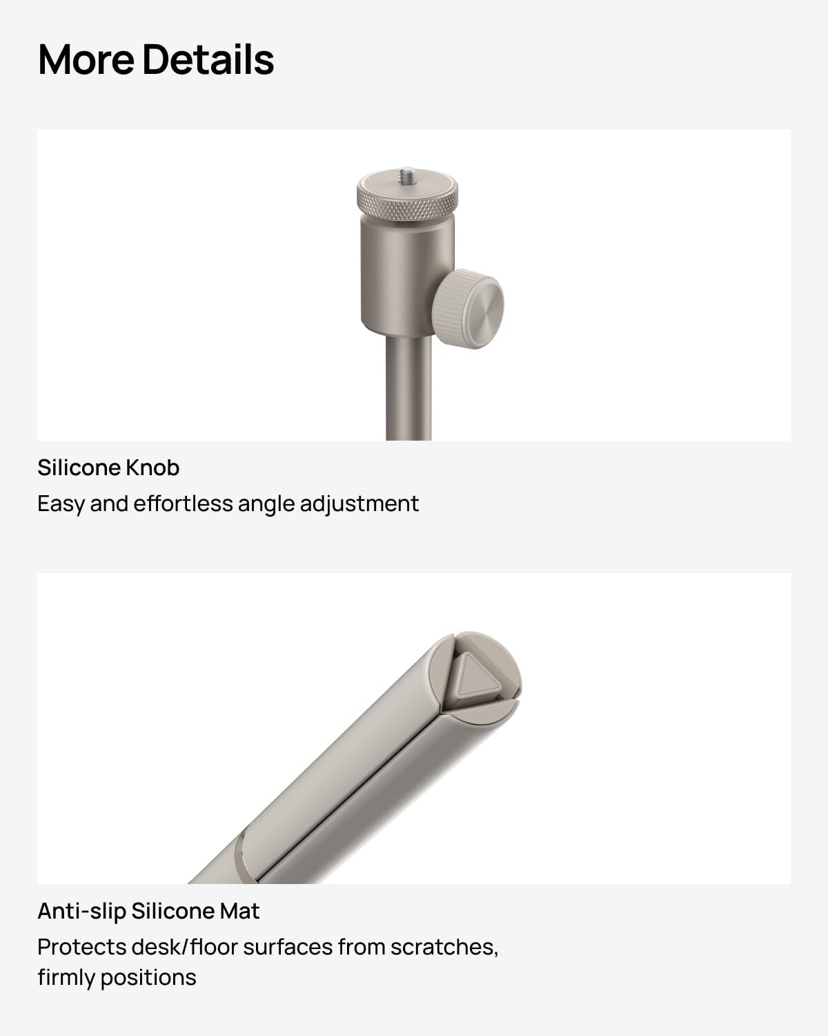 XGIMI Support Portable Couleur dorée, Rotation à 360°, Support à Double Usage, Facile à Installer et à Transporter, compatibilité Universelle, Accessoires