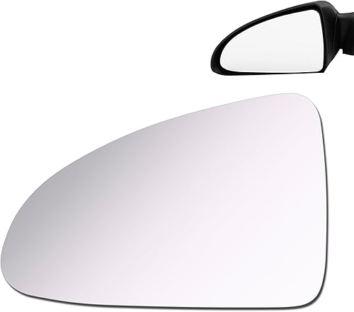 Miniatura 3 de Espejo de cristal apto para Chevy Malibu Driver 2004 2005 2006 2007 2008 Espejo lateral izquierdo LH sin placa trasera plana incluyendo adhesivo