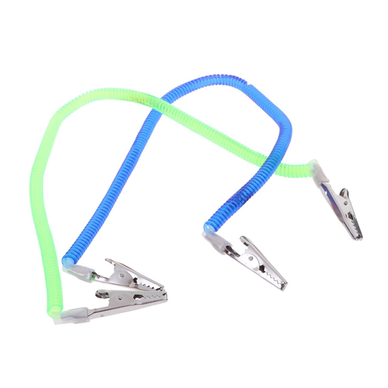 Veemoon 2Pcs Scarf Flexible Plastic Spring Bib Holder for Adults and Elderly Napkin for Easy Attachment