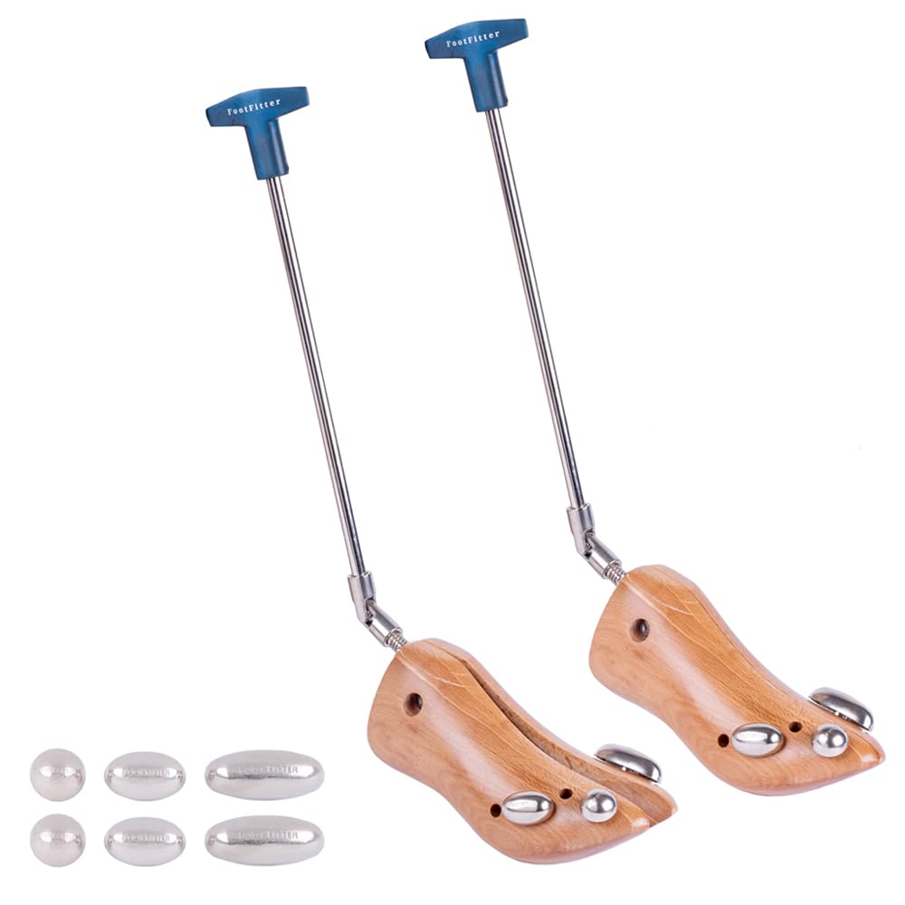 FootFitter Premium Western Boot Stretcher for Men & Women, Expands, Widens & Loosens Tight Leather & Cowboy Boots (2 PACK)