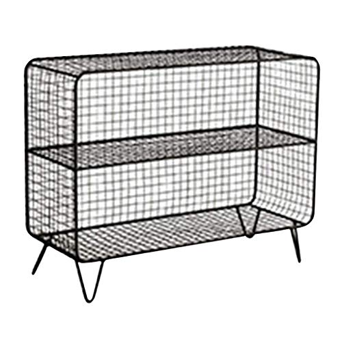 Support de rangement bibliothèque multi-couche en fer forgé rétro haut de gamme - 2