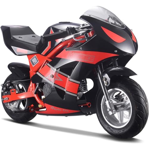 MotoTec Gas Pocket Bike Gt 49Cc 2 Stroke Red