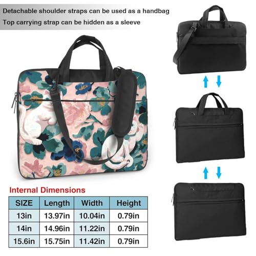 Bolsa para laptop impermeable 15.6 pulgadas con asas y correa miniatura 3