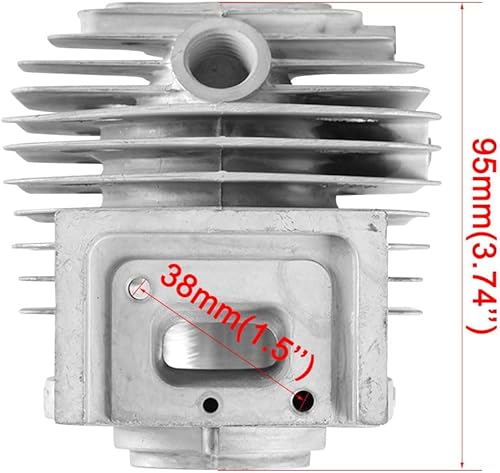 Miniatura 3 de Kit de anillo de pistón de cilindro de diámetro grande de 1.57 pulgadas para motor de 2 tiempos, 43 cc, 47 cc, 49 cc, mini, ATV, 4 ruedas,