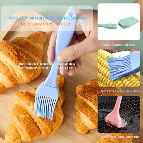 Ralcratve Silicone Pastry Brush Basting Brush For Cooking Kitchen Brush Butter Brush For Bbq Rainbow Happy Party Salted Steak Fish Baking Brush Easy To Clean #TOP2