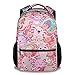 COOPASIA Axolotl Backpack for Girls Boys, 16 Inch Axolotl Theme Bookbag with Adjustable Straps, Durable, Lightweight