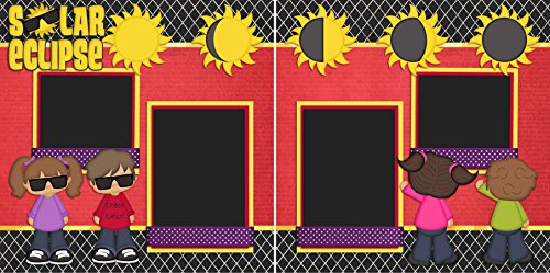 Solar Eclipse pages d'album scrapbooking prêtes à l'emploi EZ Layout - 3