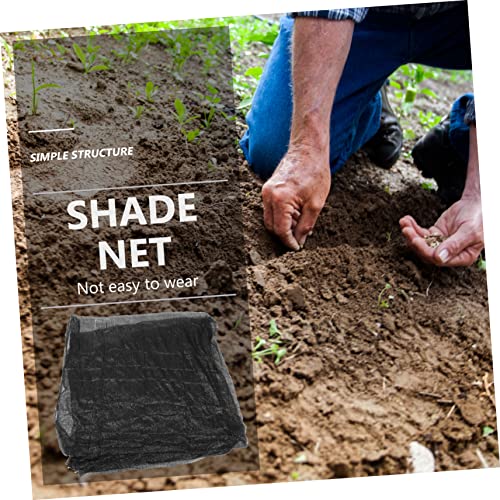Malla de protección solar UPKOCH negra multifuncional para jardín y suelo 8