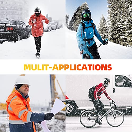 Image of ROCKBROS Ski Mask Balaclava for Men Cold Weather Scarf Windproof Thermal Winter Women Neck Warmer Hood for Cycling Hiking