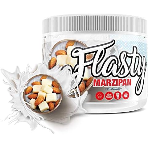 Flasty Geschmackspulver (Marzipan) 1 x 250g Kalorienarmes Flavour Pulver mit Nur ca. 7 kcal pro Portion bringt es Leben in deinen Quark, Joghurt und vielem mehr Cover