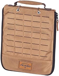 Plano Guide Series Worm Wrap, Brown 1680 Denier Fabric, Premium Tackle Storage for Soft Plastics, Fishing Bait Binder Organization with 8 Included Bait Bags