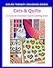 Cat & Quilts Color by Numbers Adult Coloring Book