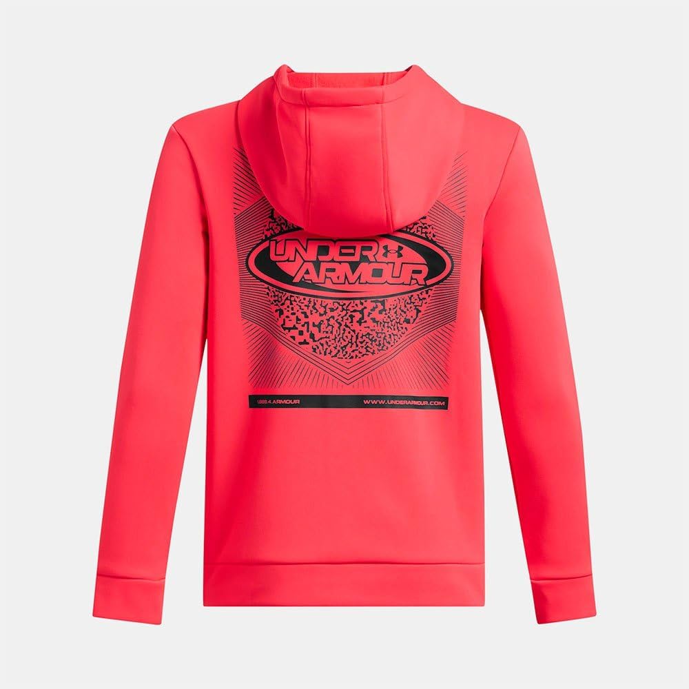 Under Armour 1386709-713-YLG UA Armour FLC Glitch HD Racer Red YLG