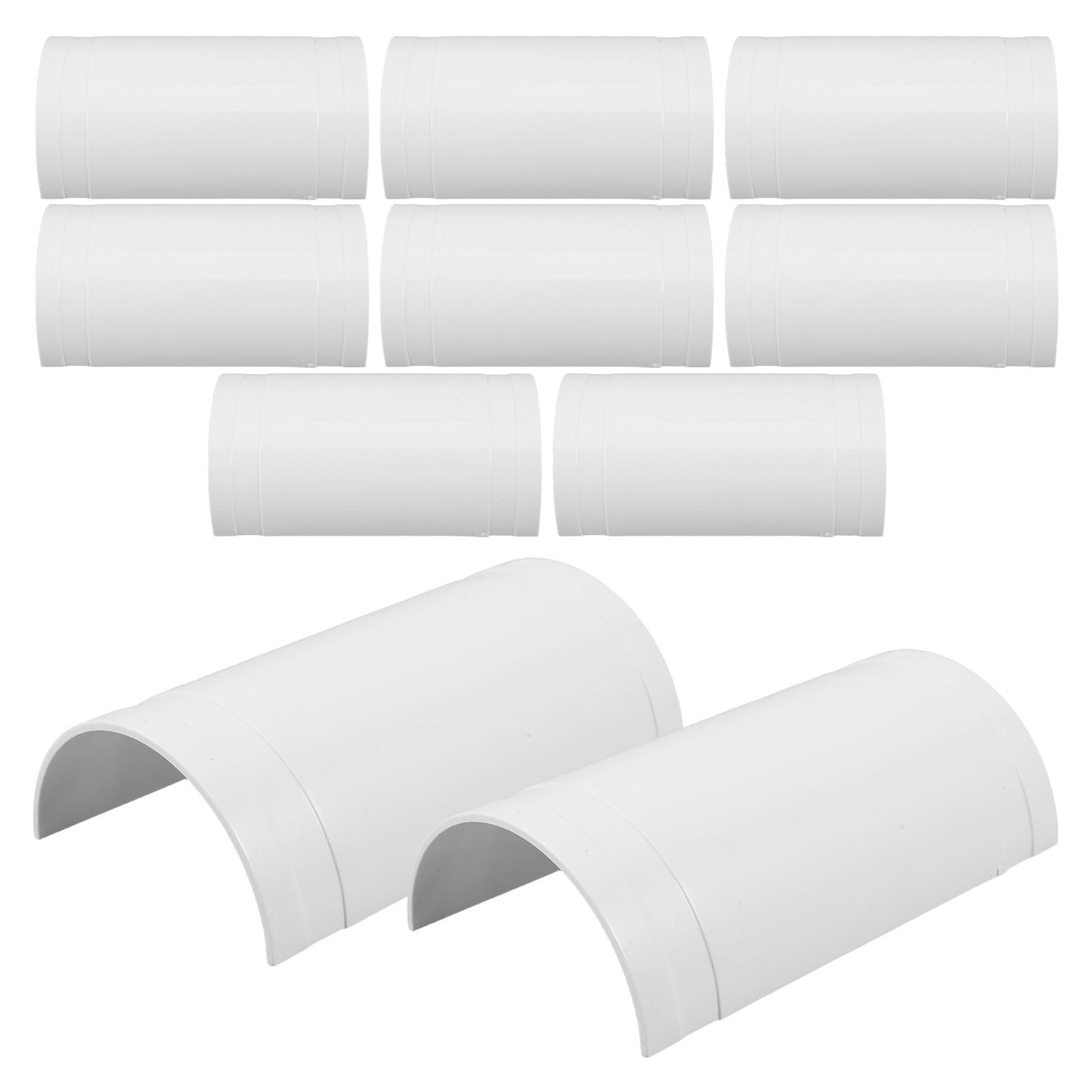 Accesorio blanco tubería de reparación PVC Levemolo para drenaje 10 piezas