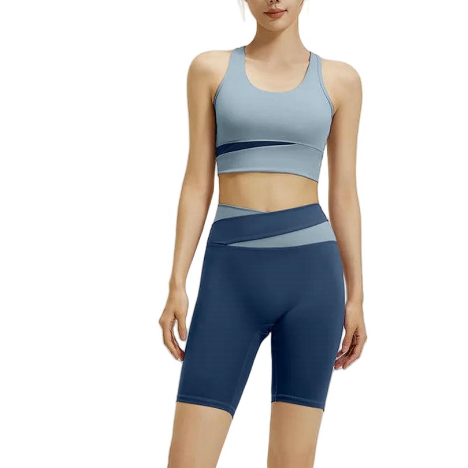 Conjunto de traje de yoga para mujer, estilo casual, para correr, entrenamiento, gimnasio, ropa deportiva