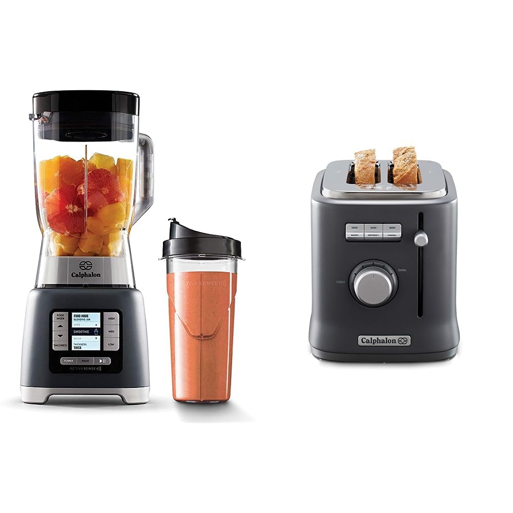 Calphalon Blender and Toaster Bundle Precision Control Kitchen Appliances