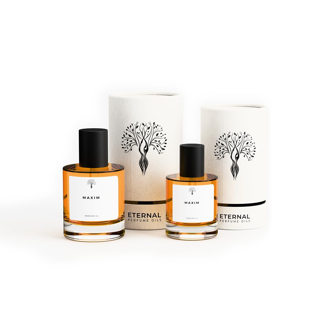 Eternal perfume oils Maxim Perfume for Men Inspired by A.v.e.n.t.u.s Long Lasting perfume 1.69 FL Oz Designer perfumes for women with 1 FL Oz womens perfume (Pack of 2)