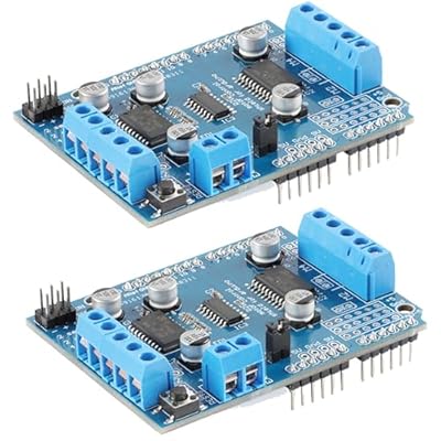 JESSINIE 2 Pack L293D DC Stepper Motor Control Shield Servo Driver Expansion...