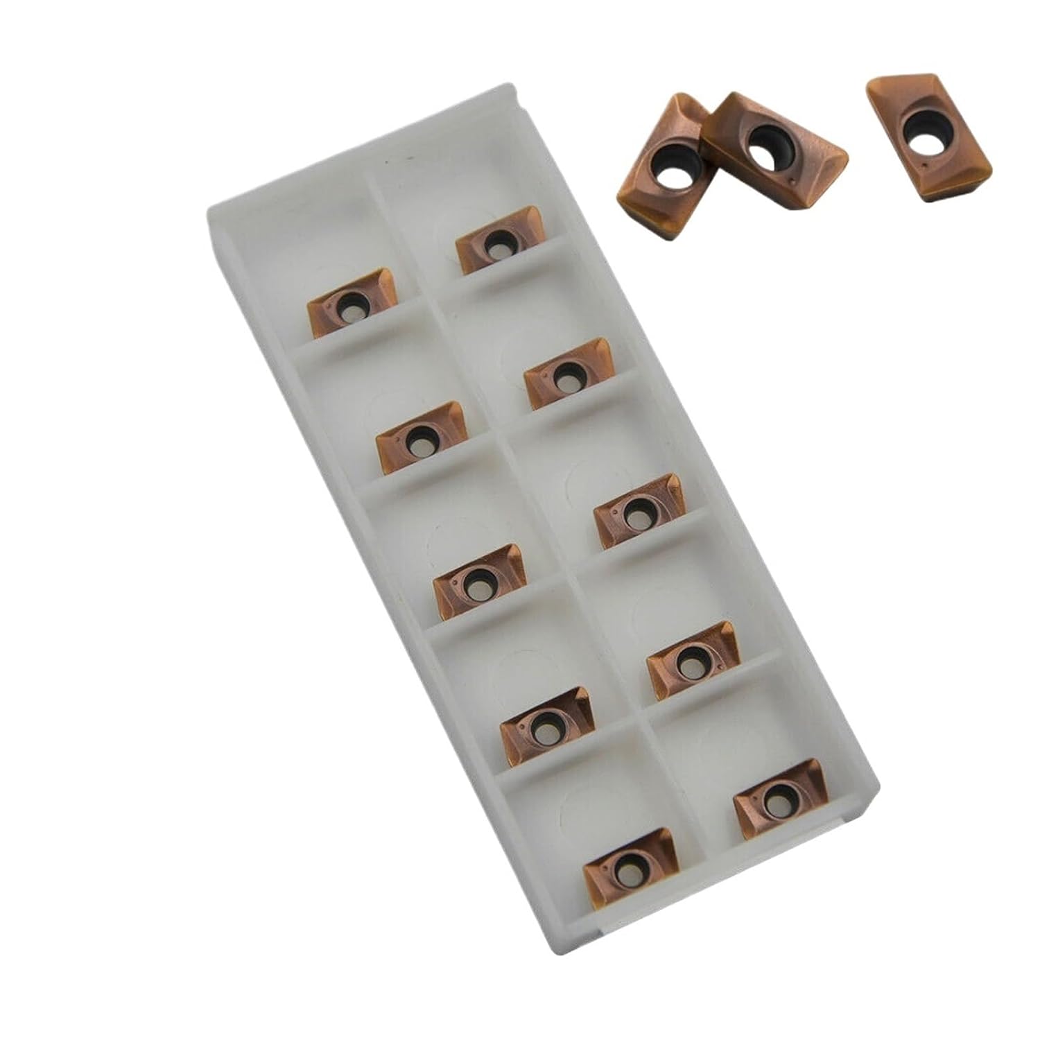 Lathe bits Cutter Inserts 10 Pieces JDMT100308R ZM205 CNC Lathe Tool milling Insert Carbide Insert Suitable for Steel, Stainless Steel
