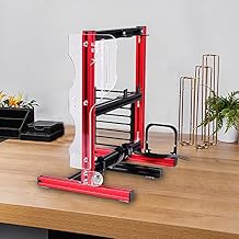 PC Motherboard Case Frame, 17x17cm DIY Self-Assembly Open Bare Metal Air Water Fan Stand Open Chassis Rack Vertical Test Frame for ITX ATX MATX Computer Board Overclocking Heat Dissipation Red