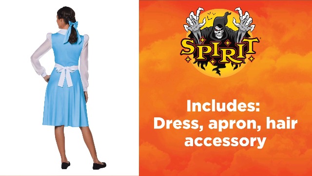 blue dress for baby girl Belle Blue Dress Adult Costume main image 0