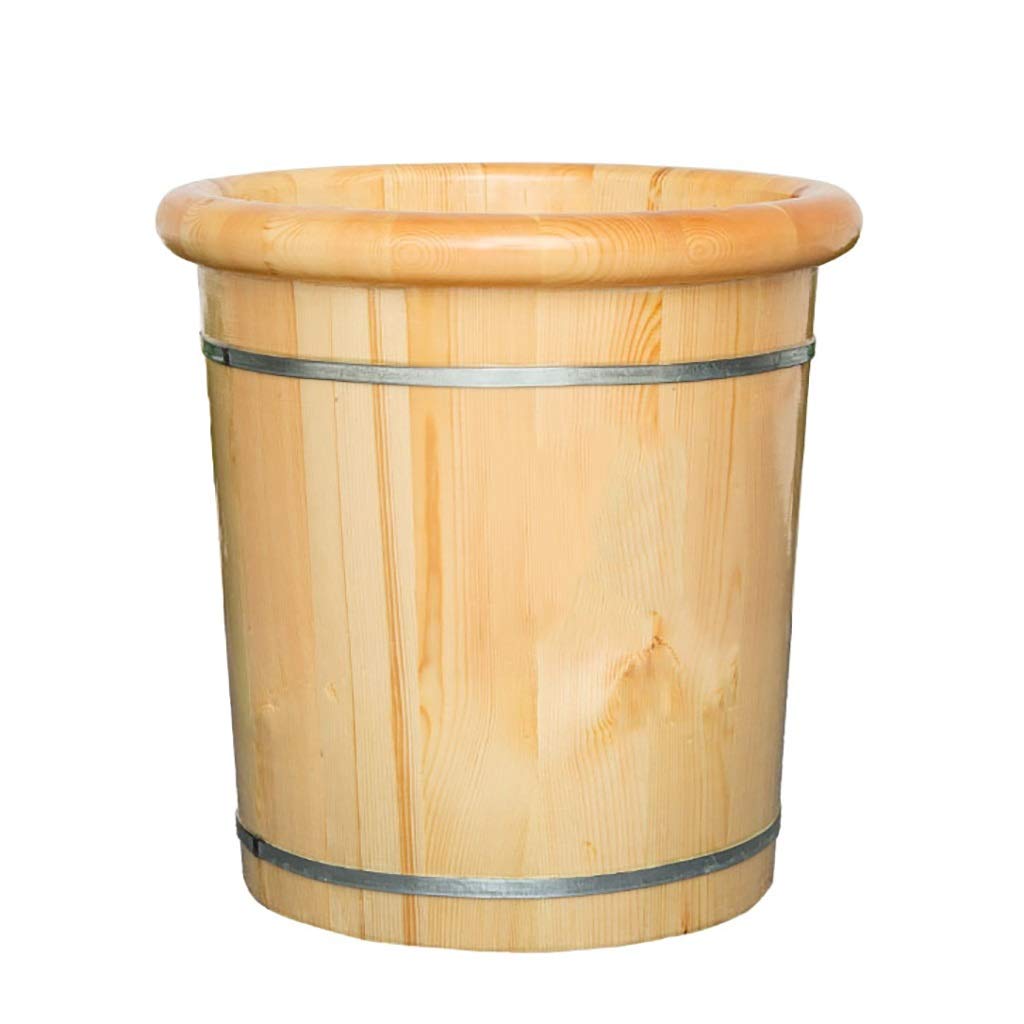 Barile per Piedi,Secchio da Bagno in Legno per Massaggio,Fatto a Mano,Pediluvi Superficie Liscia,Accessori per Il Bagno Anniversario Comfortable Anniversary