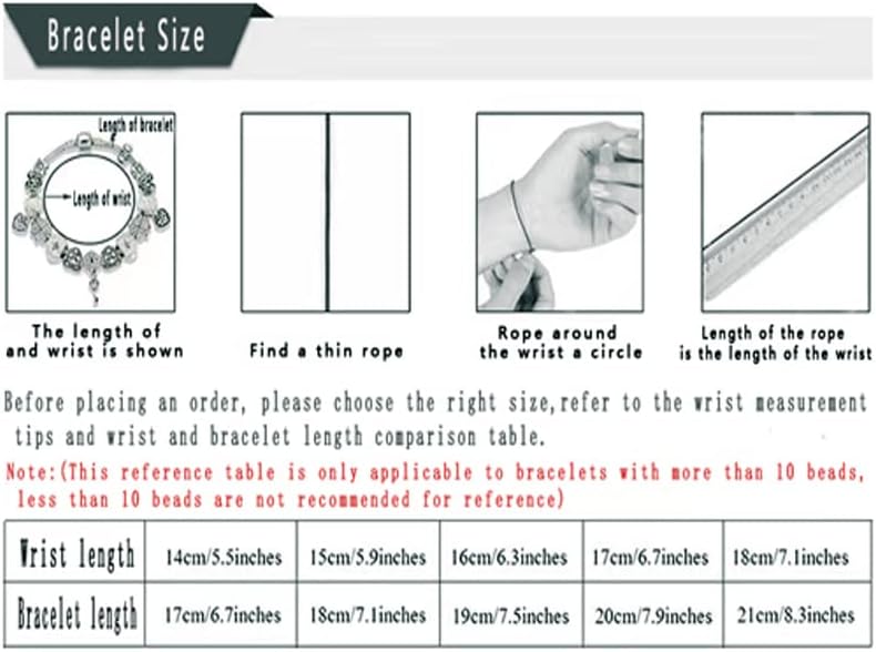 Miniatura 3 de HappyStar Pulsera de cadena de serpiente de plata de ley 925 totalmente compatible con dijes Pandora, con cierre de cabeza de Mickey Mouse, regalos