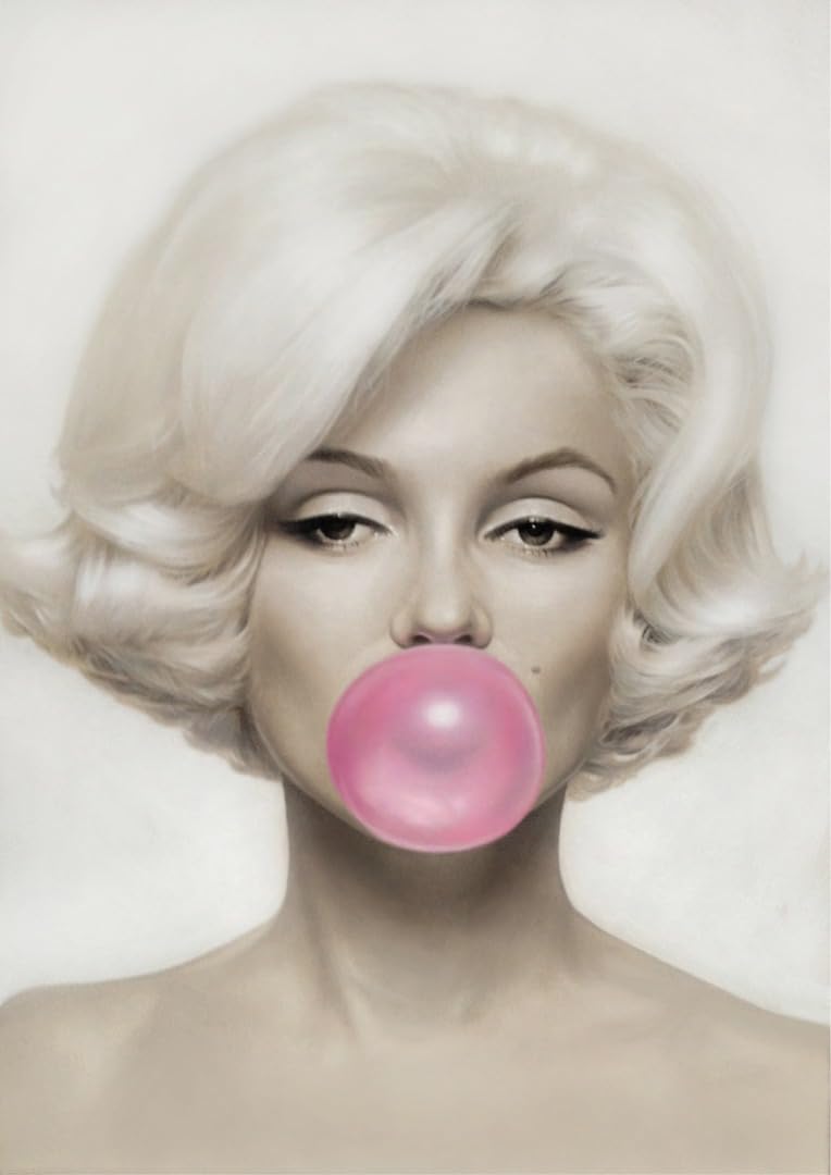 Shamsco Pink Marilyn Monroe Bubblegum Giant Poster(A3 - (297 X 420Mm))