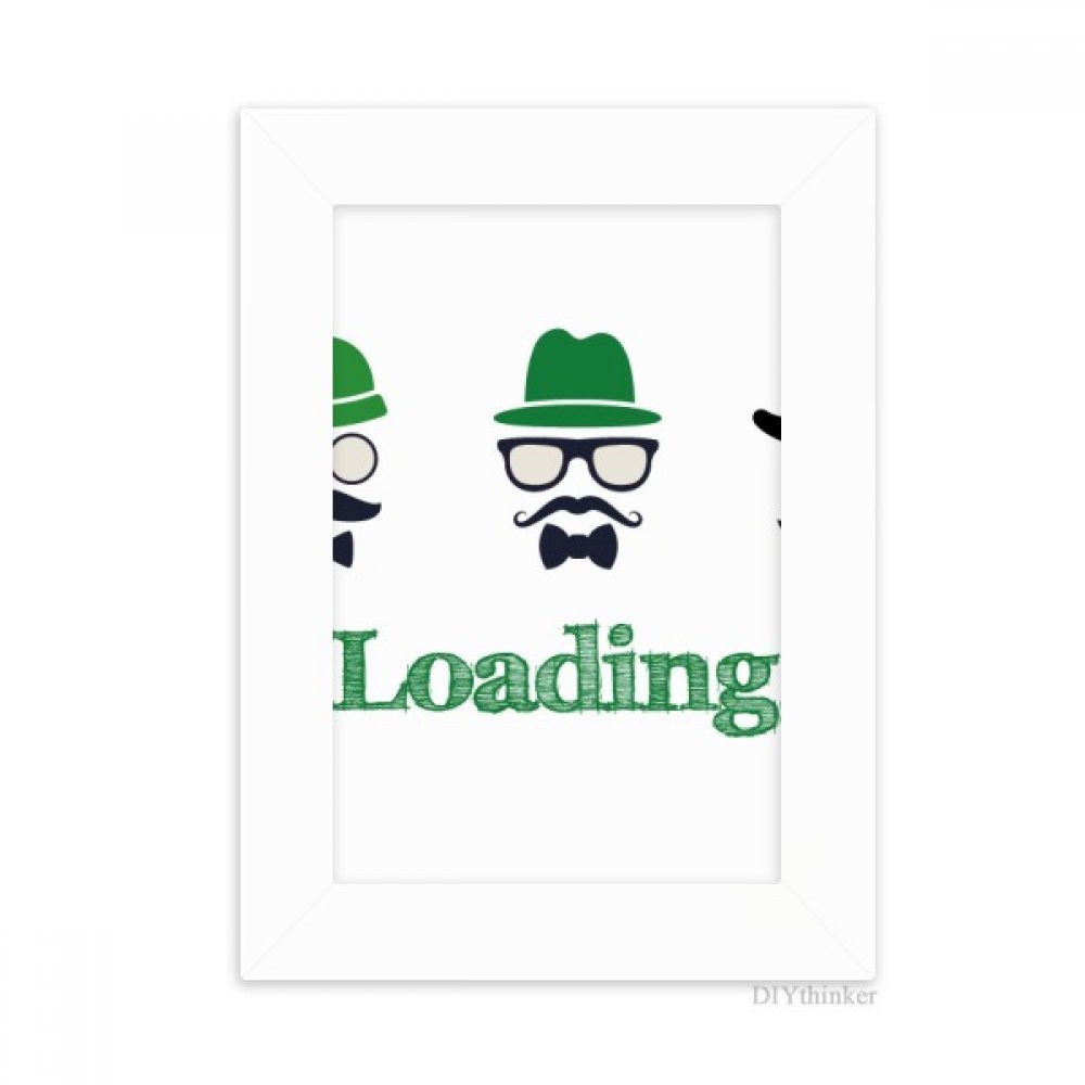 Chapeau Vert Joke cadre photo coloriage 10x15 blanc
