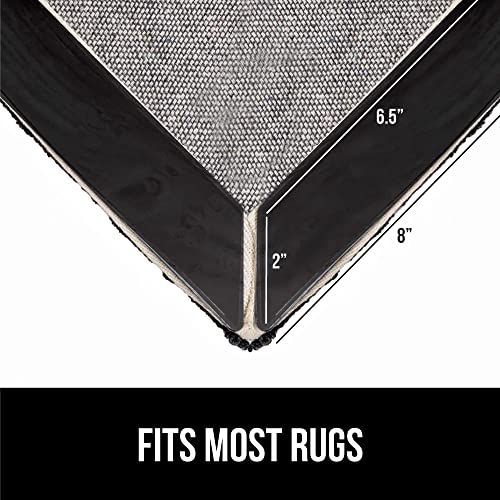 The Original Gorilla Grip 16 Pack Rug Gripper, Corners And Sides, Stops Curling And Bunching, Reusable Dual-Sided Flexible Pads Grips Floor Under Area Rugs Hold Carpet Down In Place On Hardwood Floors #TOP7