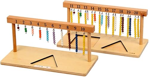 Boulier 1-20 Perles Jouet Mathématique Montessori pour Aumotop