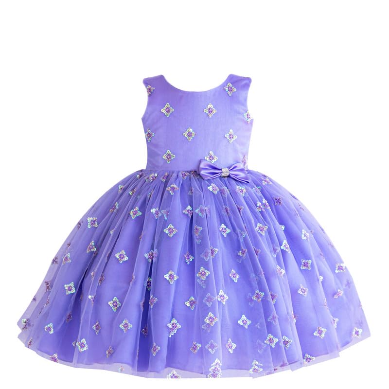 Stanwells Kids Baby Girls Peacock Blue Birthday Net Frock with Colorful Flower Embroidery | Sleeveless Knee-Length Dress w... - Review, Price and Buying Guide