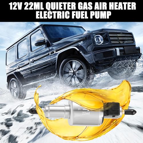 12V 22ML Ölpumpe Kraftstoffpumpe für 2KW 5KW 8KW, Dosierpumpe Standheizung, Heizungspumpe Dosierpumpe mit Ölpumpendeckel, Webasto Eberspacher Diesel Standheizung Heizung Lufterhitzer