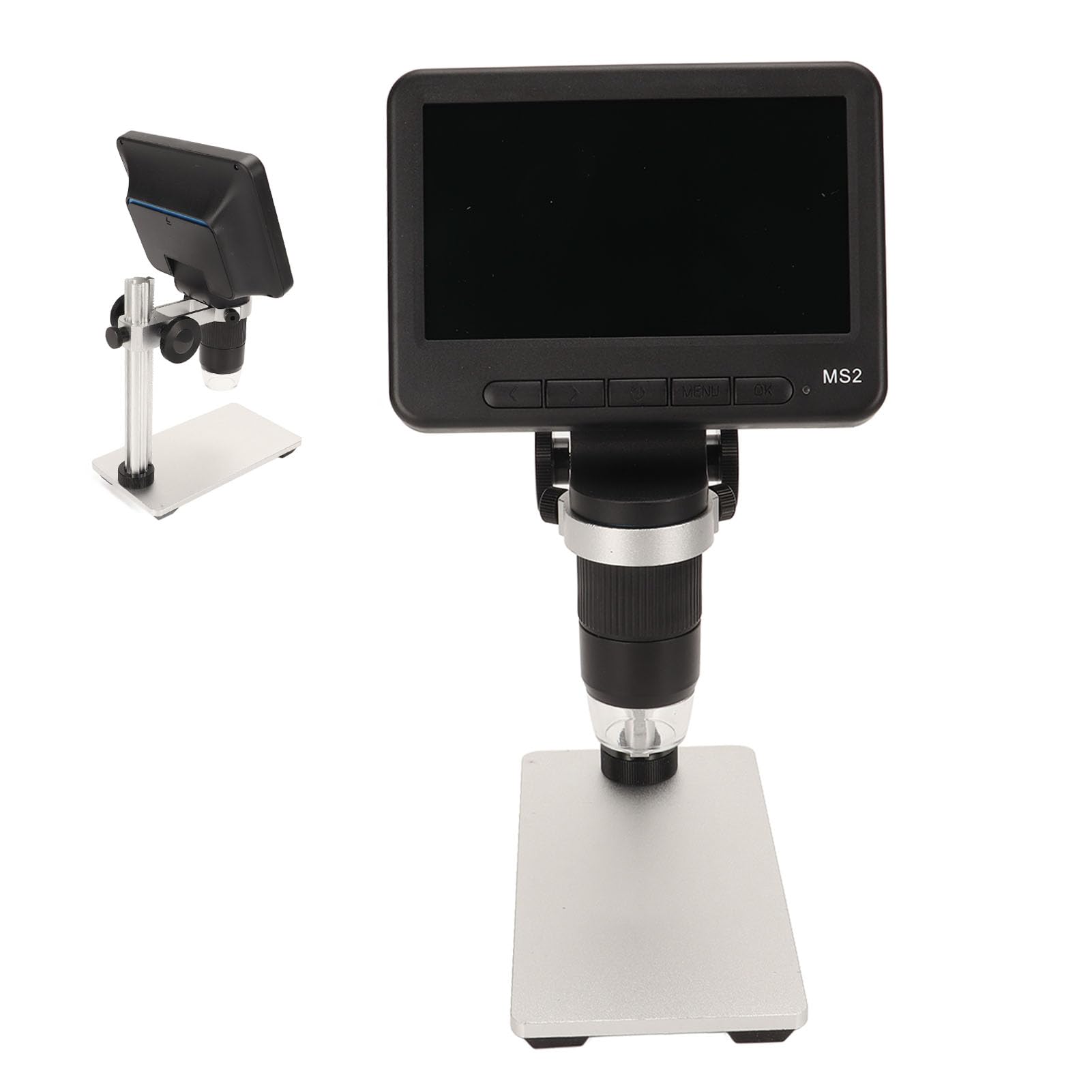 Cocoarm Microscope Numérique WiFi 1000X, Écran de 5 Pouces