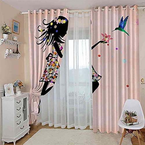 Rideau occultant rose pour décorer la chambre de votre fille et tamiser la cuisine - 4