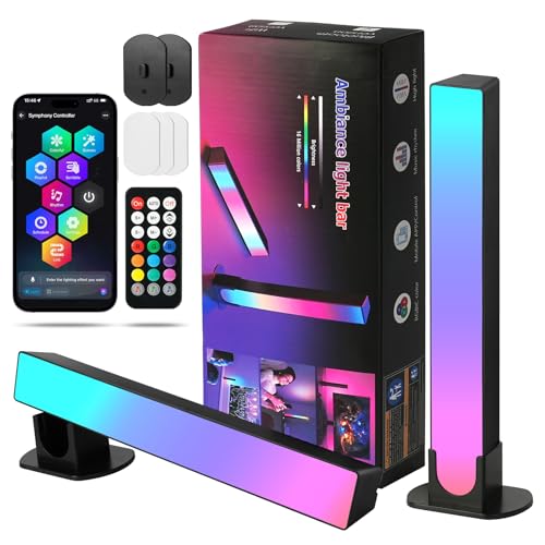 HOTUT Smart LED Light Bars,2 Articoli Barre LED RGB con
