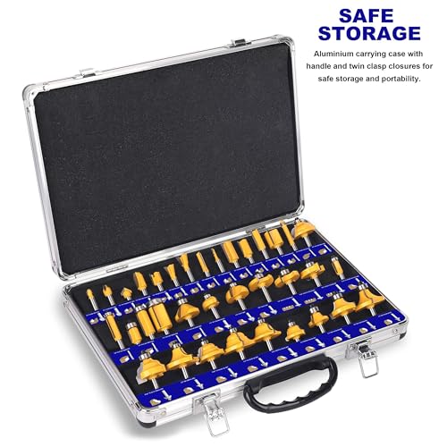 PLATINUMEDGE 35-Piece Carbide Router Set