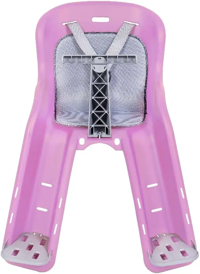 Cadeirinha Cadeira Infantil Carona Bicicleta Dianteira segura - Rosa