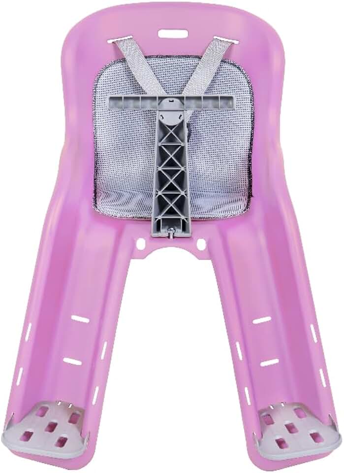 Cadeirinha Cadeira Infantil Carona Bicicleta Dianteira segura - Rosa