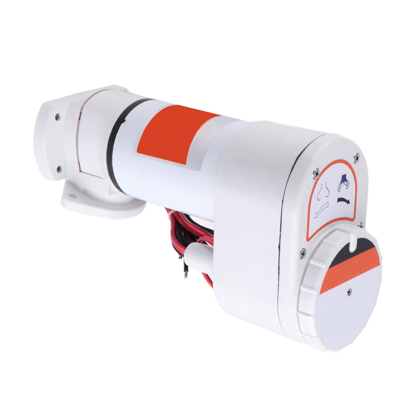 Kit di Conversione per WC Marino Manuale in Elettrico, Dispositivo di Prevenzione del Riflusso, Pompa per WC Marina Elettrica Autoadescante per Raccordi (Portata massima 12 V 21