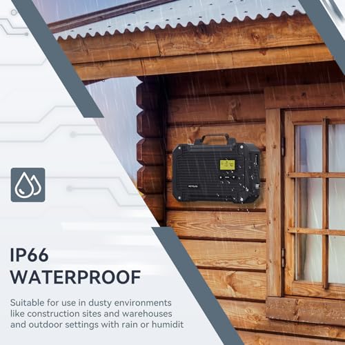 Image of (3rd Gen RT97) Retevis RT97L GMRS High-Power Repeater, IP66 Waterproof, Long Range Base Station Compatible with Raspberry Pi for Emergency, Farms, Remote Areas & Home Use (1 Pack)