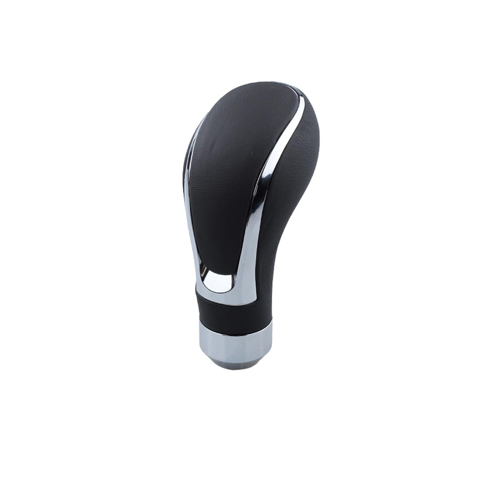 Gchgfjfd Black Automobile Leather Gear Shift Knob Universal M8 M10 M12 Automatic Gear Level Knob Manual Transmission Personality Shift Lever