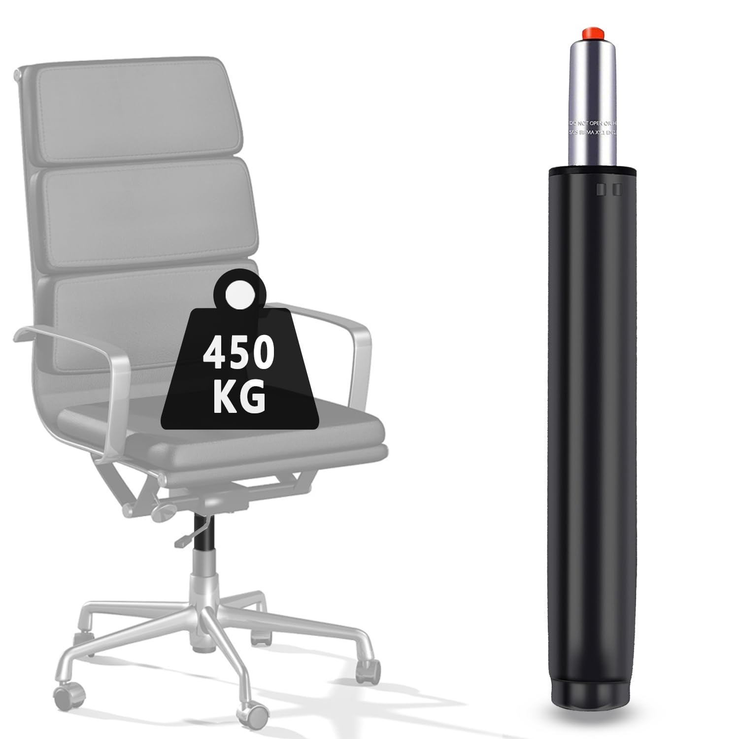Vérin à gaz de Rechange pour Chaise de Bureau, 450 kg, Piston Ascenseur — free download