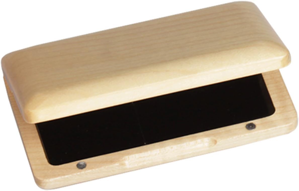 Wood Oboe Reed Box Holder for Two Reeds Portable Storage