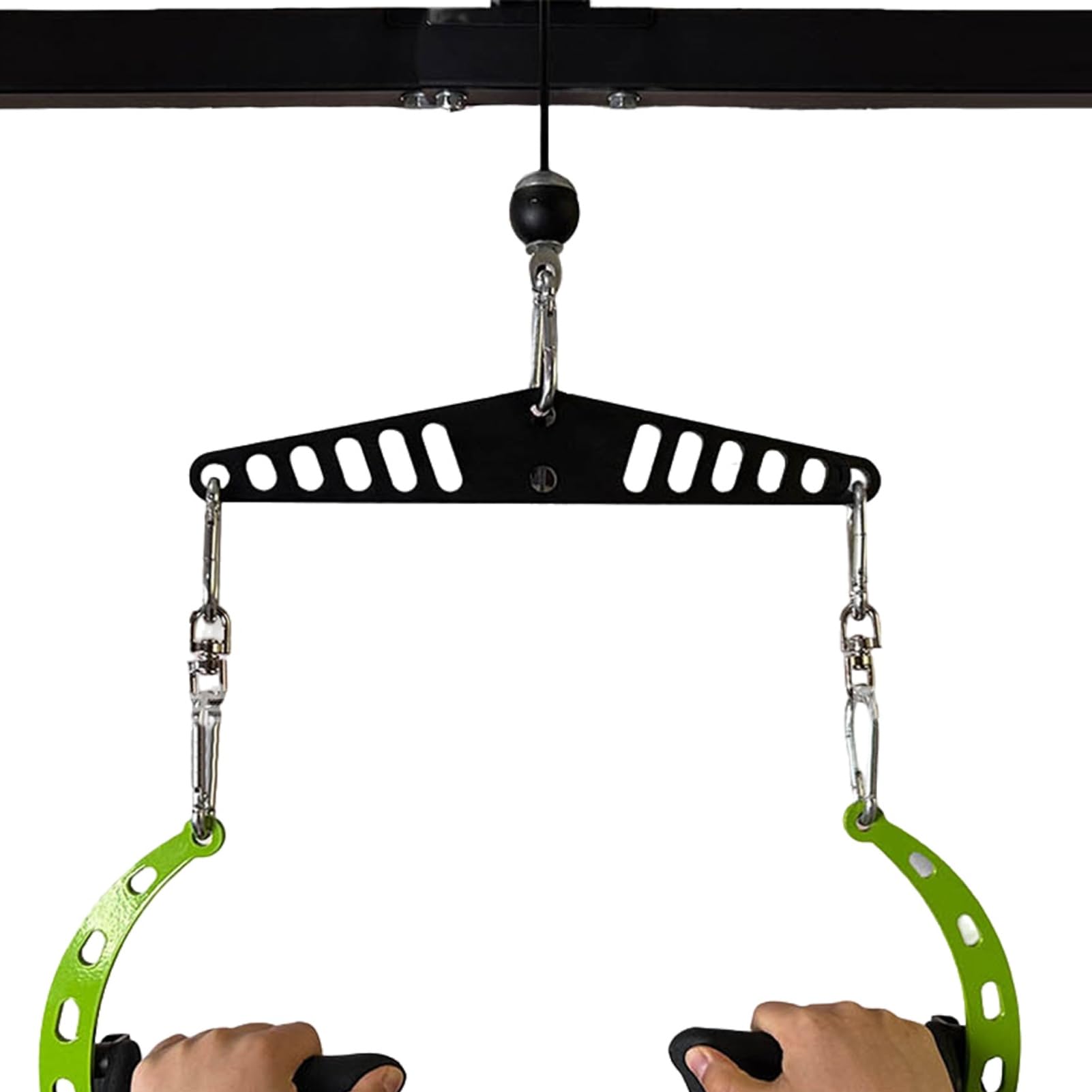 Connecteur réglable multi-trous pour poulie de musculation afin de résoudre le manque d'espace