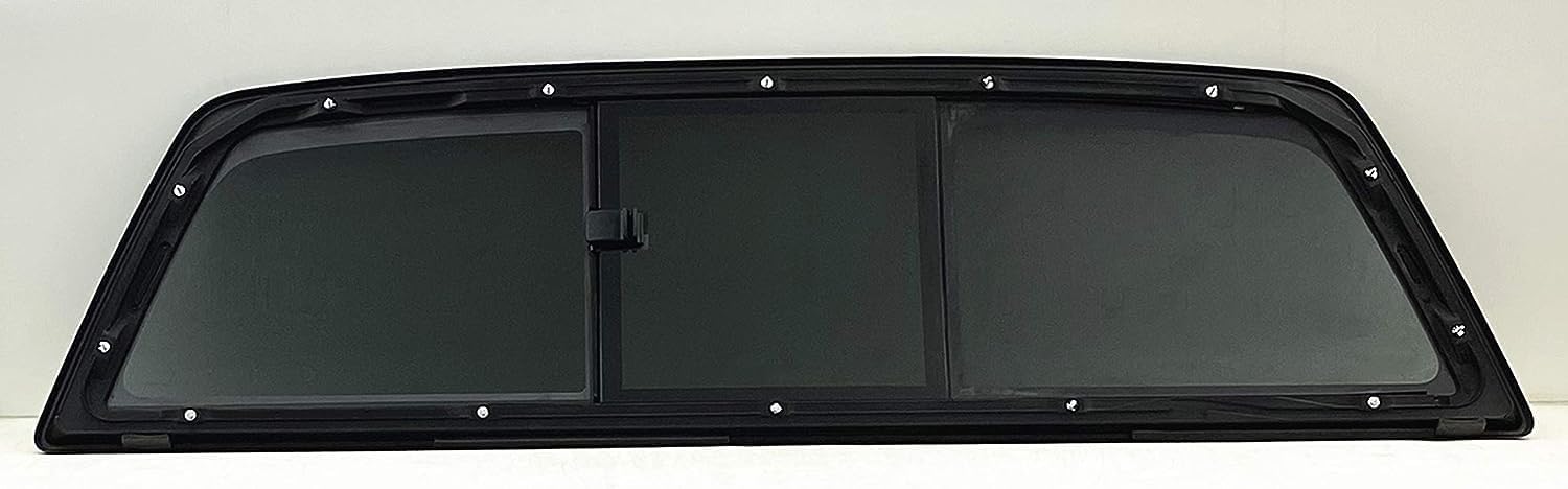 Rear Back Manual Slider Window Glass Compatible with Ford F150 2004-2014 Models (Not for F150Heritage)