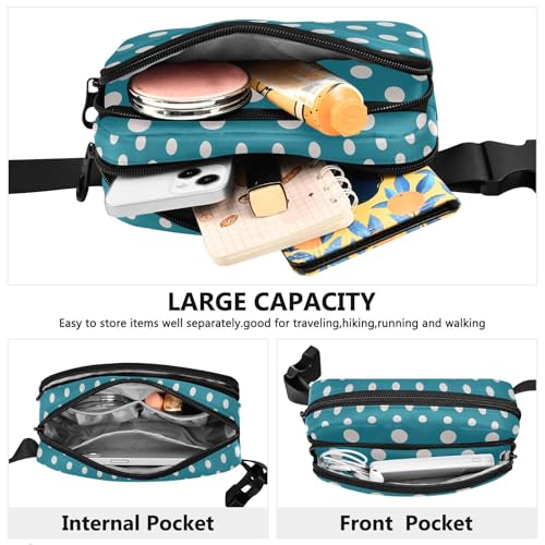 Stylische Bauchtasche für Damen und Herren, Cartoon-Design, mit verstellbarem Gurt, für Radfahren, Wandern, Fitnessstudio