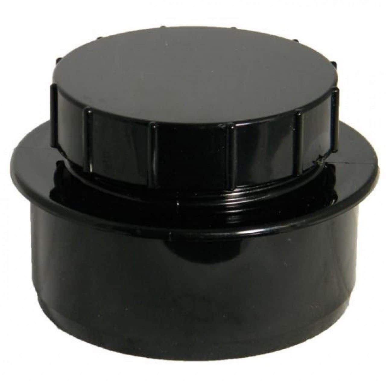 Floplast Black 110Mm Soil Screwed Access Cap - Pack Of Size 2